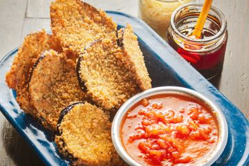 Berenjenas Empanizadas Receta Vegetariana